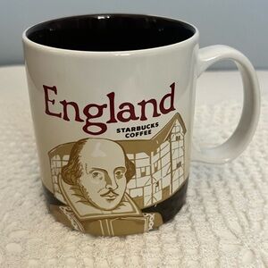 Starbucks 2015 England Collectors Series Ceramic Coffee Mug 16 Oz.
